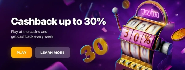 30% Cashback by 1win in Indonesia